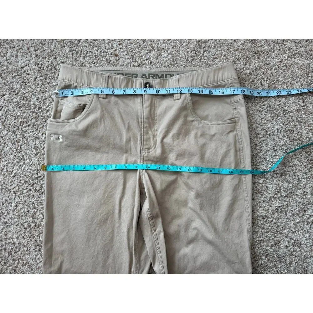 UNDER ARMOUR Men's performance Material Pants SIZE 32X32, Lightweight